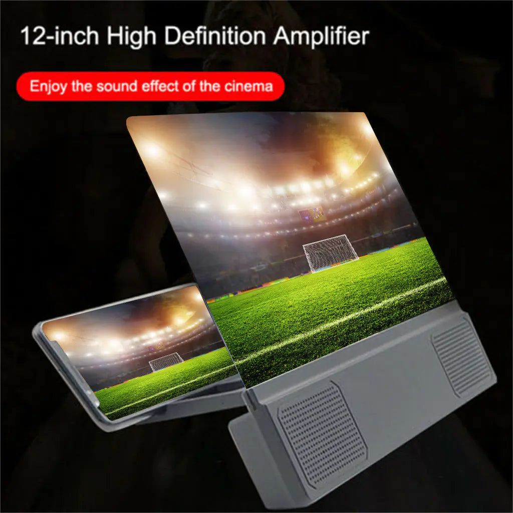 L5 12-Inch HD Phone Screen Magnifier with Speaker Stand